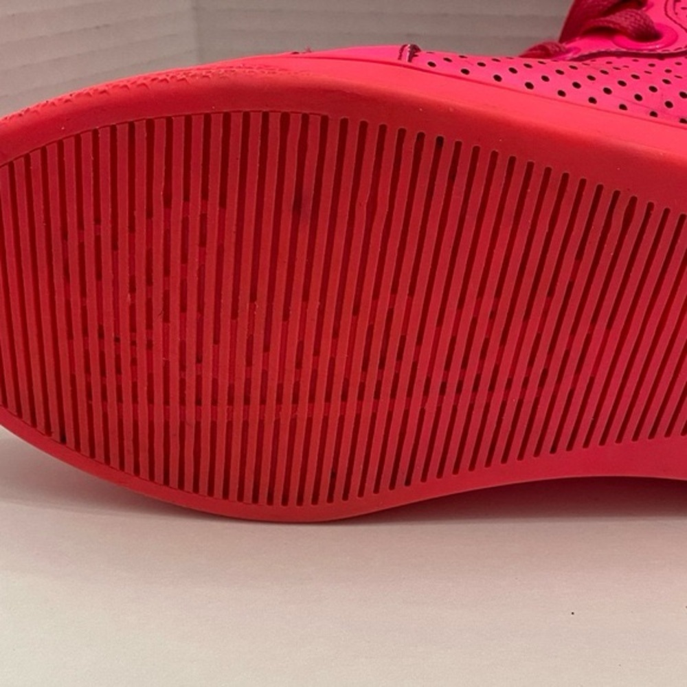 Gucci Mens Leather High Top Coda Hot Pink Sneakers GG on Tongue Size EU 38 US 8 - Picture 12 of 16